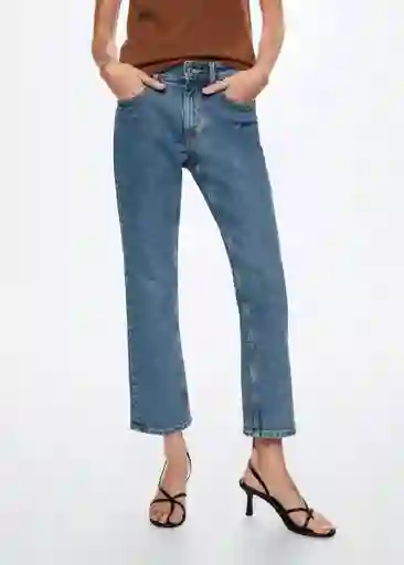 Jeans Kylie Tejano Medio Talla 32 Mujer Mango