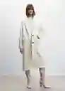 Abrigo Mua Crudo Talla 18 Mujer Mango