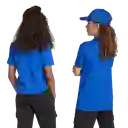Adidas Camiseta Manga Corta Tee 160 de Niño Azul Talla S