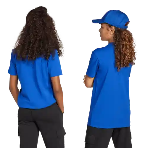 Adidas Camiseta Manga Corta Tee 160 de Niño Azul Talla S