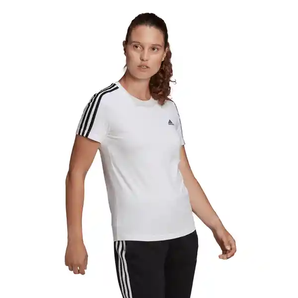 Adidas Camiseta Para Mujer Blanco Talla XS GL0783