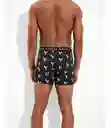 Bóxer Negro Talla Medium Hombre American Eagle