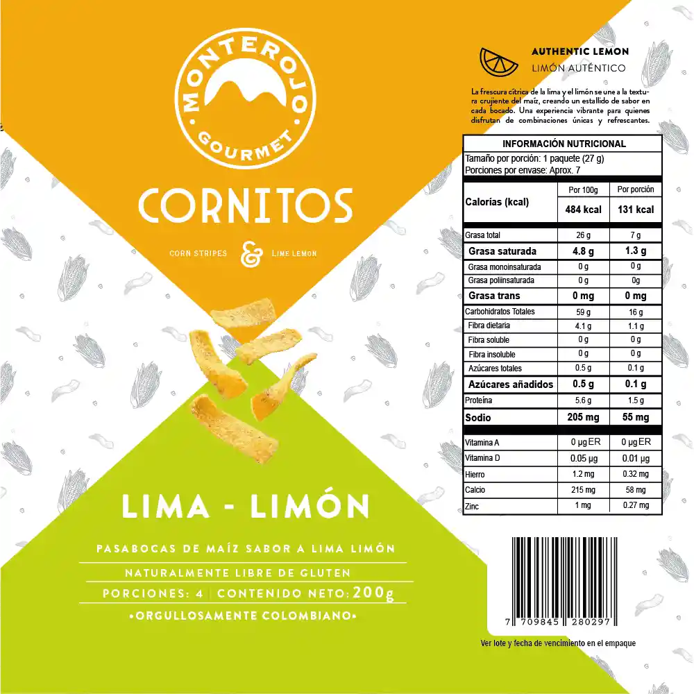 Cornitos Pasaboca Monte Rojo Lima-Limón