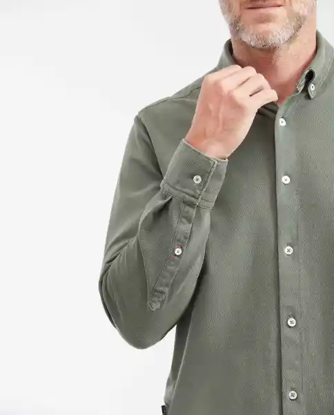 Camisa Manga Larga Jersey Verde Talla XXL Chevignon