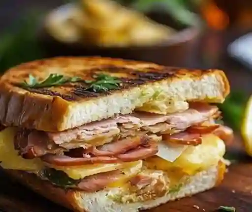Sandwich cubano tropical