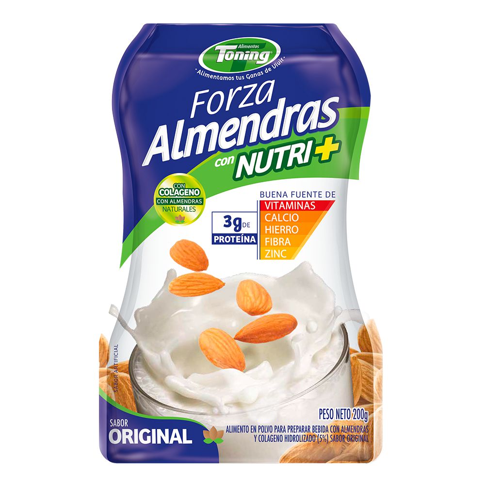 Toning Bebida de Almendras en Polvo Sabor Original 200 g
