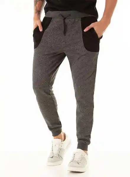 Gef Pantalón Largo Fifty Gris Jaspe Talla M