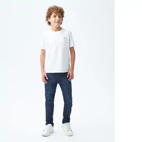 Jean Dark Blue Azul Clásico Oscuro Talla 6 Niño Chevignon