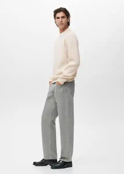 Buzo Sudadera Besalu Crudo Talla L Hombre Mango