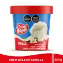 Crem Helado Vaso Medio Litro Vainilla 300 g