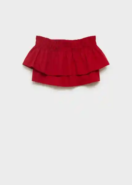 Top Bellini Rojo Talla M Mujer Mango