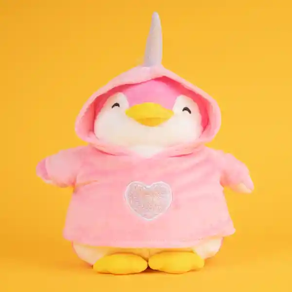 Sudadera Con Capucha Para Peluche Pen Pen Unicornio Rosa Miniso