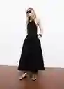 Vestido Audrey Negro Talla S Mujer Mango