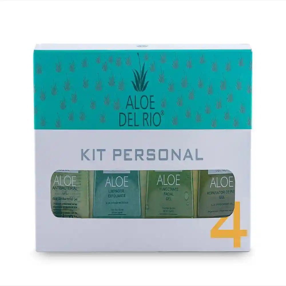 Aloe Del Rio Kit Personal Exfoliante + Humectante + Reparador