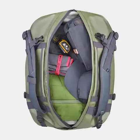 Forclaz Morral Transporte a Trekking Duffel 500 Extend Verde