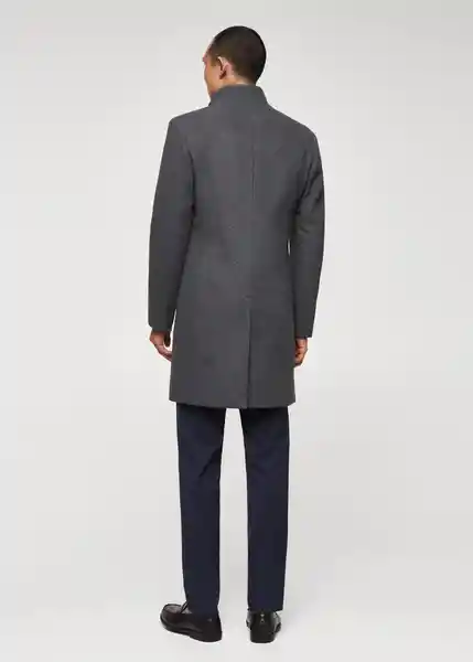 Abrigo Funnel Gris Talla XXL Hombre Mango