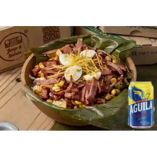 Combo la Choncha + Cerveza Aguila Original Lta 330ml