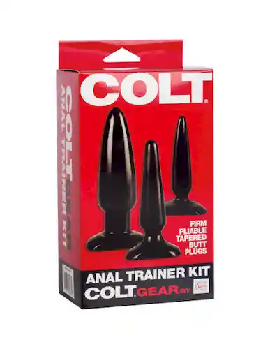 Kit Entrenador Anal Colt Negro