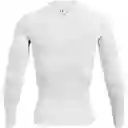 Under Armour Camiseta de Compresión de Hombre Blanco Talla SM
