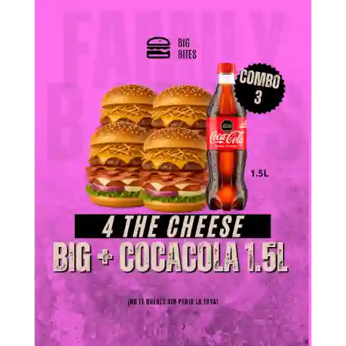 4 The Cheese Big +coca-cola