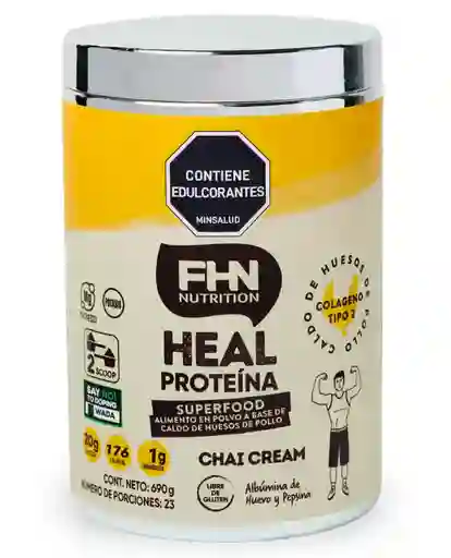Proteína Fhn Nutrition Heal Chai