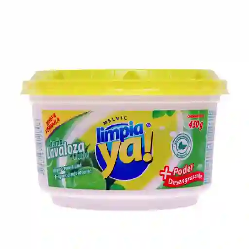Limpia Ya Detergente Lavavajillas con Limón en Crema