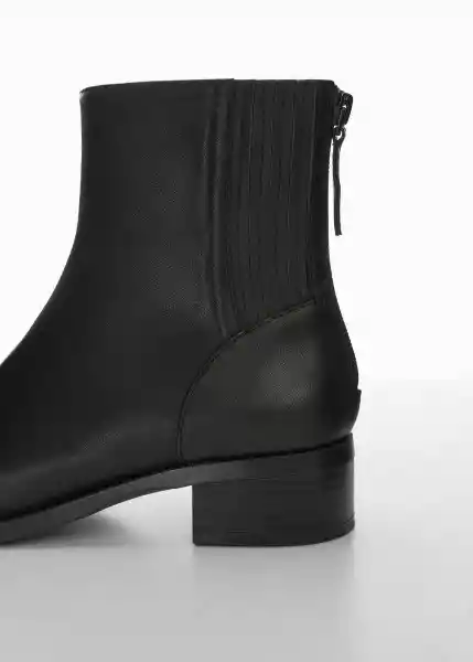 Botines es Kas Negro Talla 38 Mujer Mango