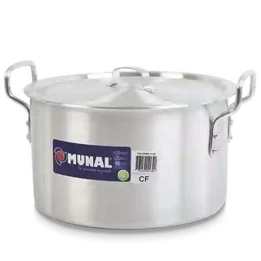 Munal Olla Aluminio Recortado 24 cm