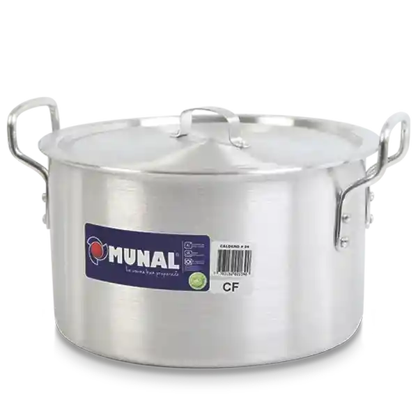 Munal Olla Aluminio Recortado 24 cm