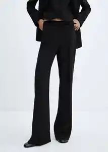 Pantalón Iguana Negro Talla 40 Mujer Mango