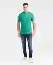 Camiseta Polo Neru Neck Verde Cebollín Oscuro XL Chevignon