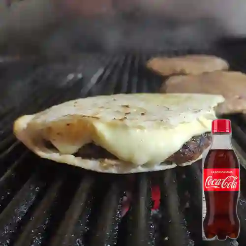 Combo Arepa Burger Casera +Cocacola Orig 200ml