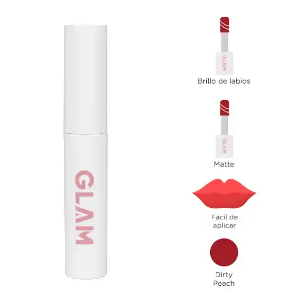 Labial Líquido Matte Dirty Peach Glam 01 Miniso