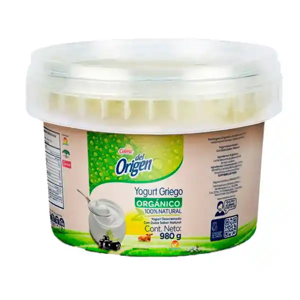 Yogurt Griego Del Origen Orgánico