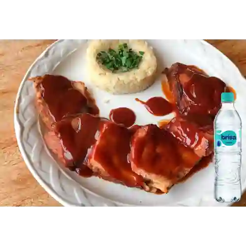 Combo Pierna de Cerdo Al Horno BBQ +Brisa S/gas 600ML