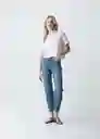 Camisa Fresa Mujer Crudo Puro Claro Talla L 013G353 Naf Naf