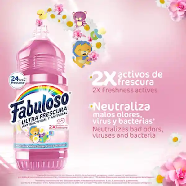 Fabuloso Limpiador Líquido Multiusos Aroma Bebé