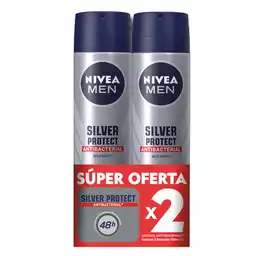 Nivea Men Desodorante Silver Protect en Aerosol