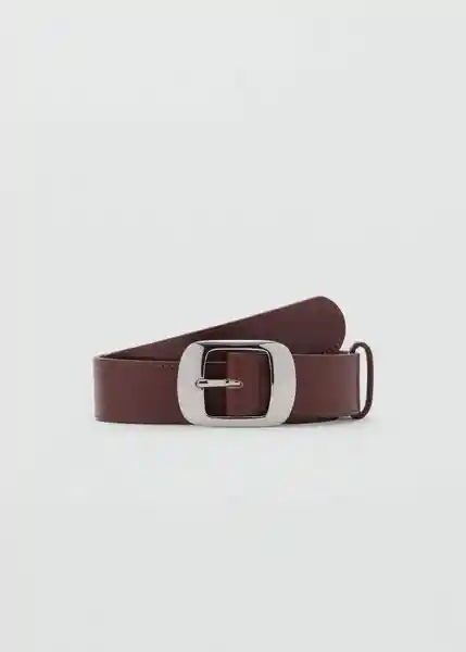 Cinturón Ringo Marron Talla M Mujer Mango