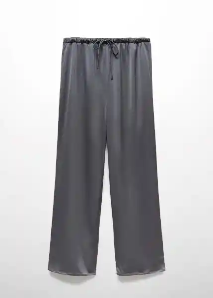 Pantalón Sati Gris Talla XS Mujer Mango