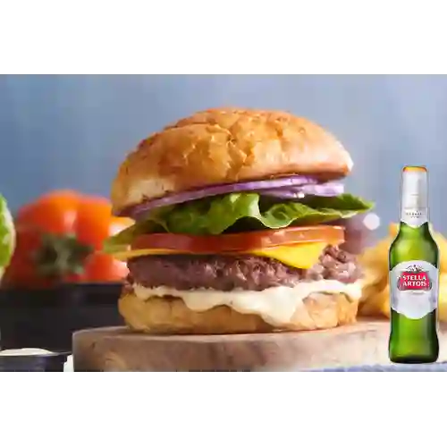 Combo Frencheese Clásica + Stella Artois Bot. 330ml