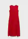 Vestido Cor Granate Talla S Mujer Mango