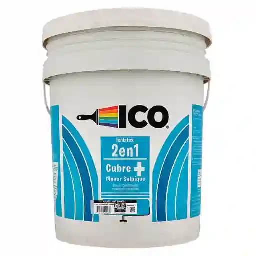 Ico Vinilo Tipo 3 Látex Blanco 2 en 1