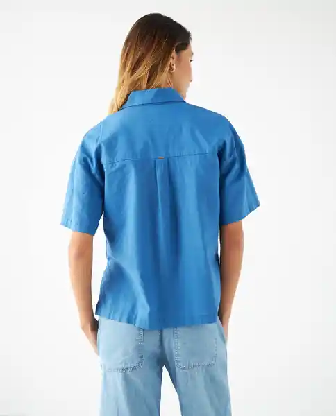 Camisa Azul Talla L 184022 611F028 Esprit