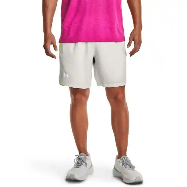 Under Armour Short Launch 7 Para Hombre Gris Talla MD