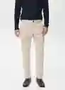Pantalón Prato Crudo Talla 42 Hombre Mango
