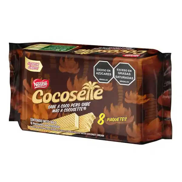 Galletas COCOSETTE Wafer 8 paquetes x 368g