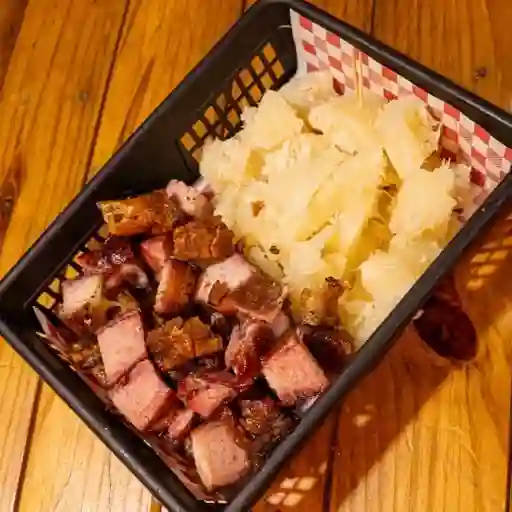 Chicharrón al barril
