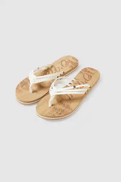 ONeill Sandalias Ditsy Femenino Blanco 09