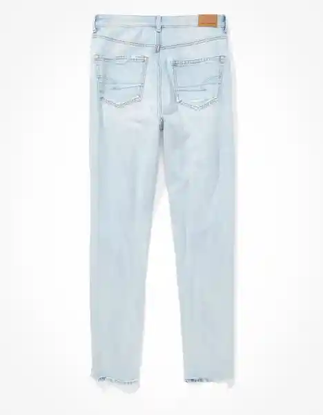 American Eagle Jean Mom de Rotos Azul Añejo Talla 12 Regular